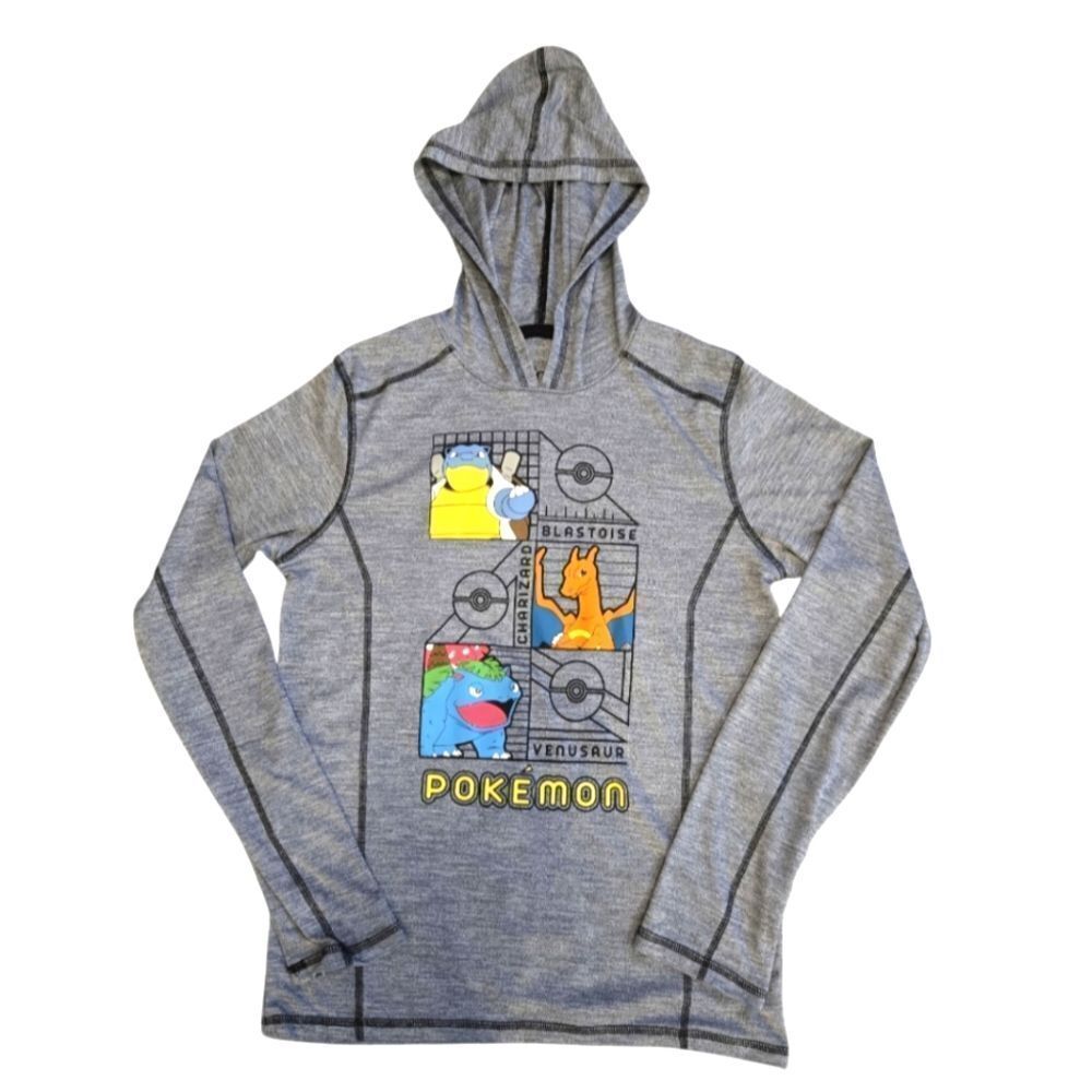 EC POKEMON PULL-OVER LONG SLEEVED SHIRT SZ.XL